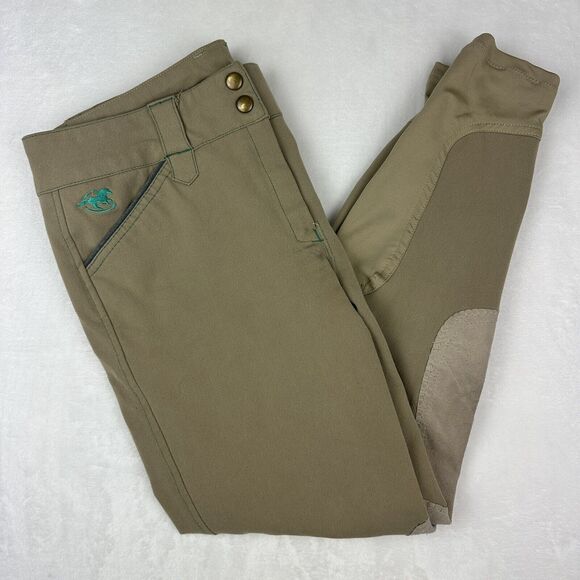 Piper by Smartpak Womens Pants Equestrian Horse Tan Beige Khaki Size 30R/32Wx26L - Picture 1 of 16